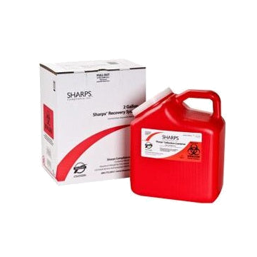 Sharps Compliance Recovery System with Wide Mouth 2 gal