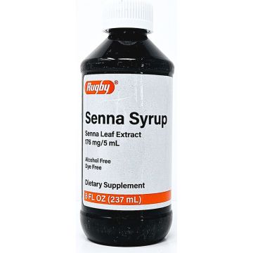 Senna Syrup 176 mg (Chocolate Flavor) 8 Fl oz by Rugby