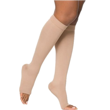 Select Comfort Calf-High Compression Stockings by Sigvaris - Pair - 20-30, Large Long, Open, Crispa