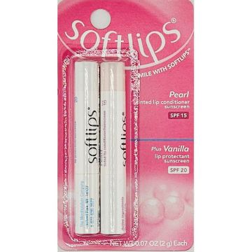 Soft lips Tinted Lip Balm Pearl plus Vanilla (2 sticks)
