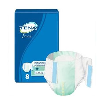 TENA Stretch Bariatric Brief, 3XL 64 to 95 Inches by SCA Personal Care - Bag of 8