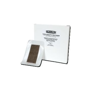 Silverlon Antimicrobial Film Top Island Wound Dressing by Argentum Medical - 4 Inch x 4 Inch