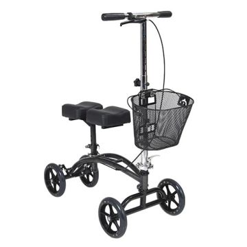 Drive Medical Dual Pad Steerable Knee Walker with Basket