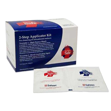Surface Safe Chemotherapy Clean-up Surface Disinfectant Premoistened Wipes, 2-Step Application Kit, 15 Count