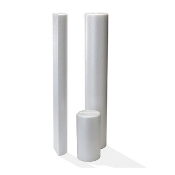 TheraBand Pro Foam Roller 6" White by Hygenic Corp - Each,6 inch Diameter, 12 inch Length