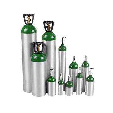 E Oxygen Cylinder with Post Valve 680L Capacity, 111mm dia by Aftermarket Group - Case of 6