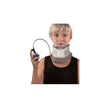 Pneu-Trac Cervical Pneumatic Traction Collar by Fabrication Enterprises - Singles - Each, Small, 12 inch-14 1/2 inch