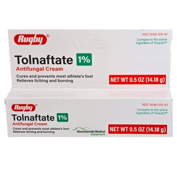 Tolnaftate 1% Antifungal Cream 0.5 oz by Rugby