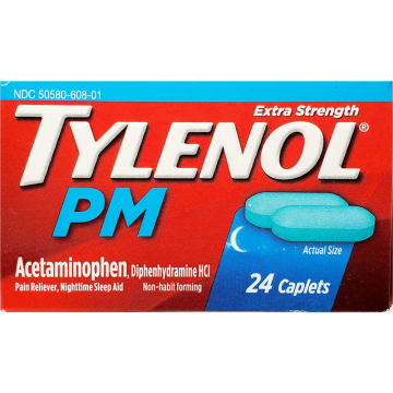 Tylenol PM 500 mg, 24 Caplets