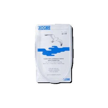 Urocare Clear Vinyl Tubing with Connector, 18 inch L x 5/16 inch ID