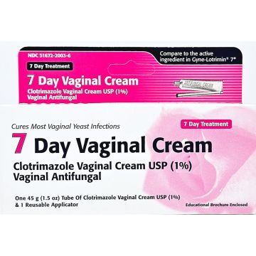 Clotrimazole Cream (7 Day) 1.5 oz Tube by Taro