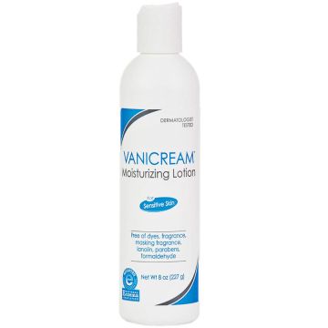 Vanicream Moisturizing Lotion for Sensitive Skin, Free of Dyes, Fragrance, Lanolin and Parabens 8 oz