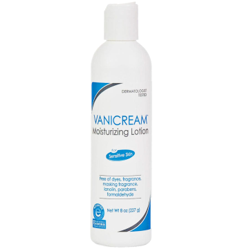Vanicream Moisturizing Lotion for Sensitive Skin, Free of Dyes, Fragrance, Lanolin and Parabens 8 oz