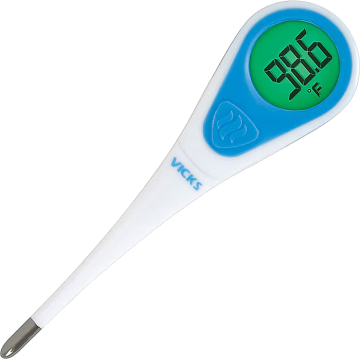 Vicks Digital Thermometer with Fever Alert, 15 Second Results, BPA Free