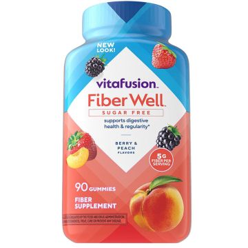 Vitafusion Fiber Well Gummies Sugar-free 90 Count