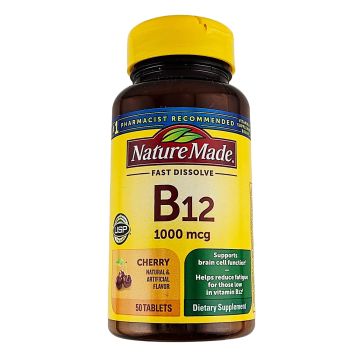 Vitamin B12, 1000 mcg (Fast Dissolve) by Nature Made