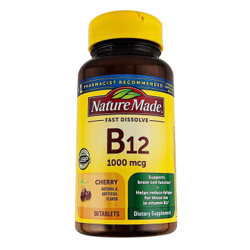 Vitamin B12, 1000 mcg (Fast Dissolve) by Nature Made