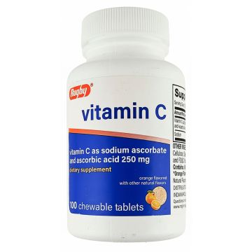 Chewable Vitamin C, 250 mg 100 Tablets by Rugby