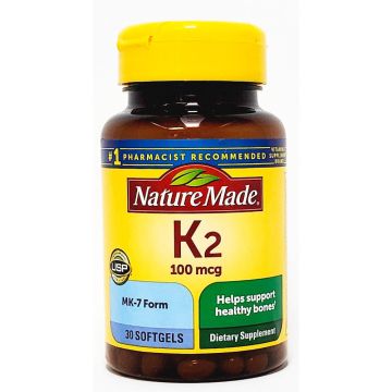 Vitamin K2 100 mcg 30 Softgels by Nature Made