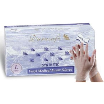 Vinyl Medical Exam Gloves CASE of 10 - Small / Case of 10