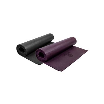 Yoga Fitness Mat by BodyMed - 72 inch x 24 inch x 1/8 inch - Black