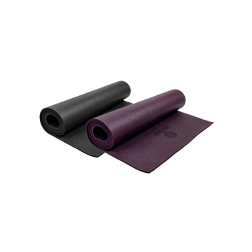Yoga Fitness Mat by BodyMed - 72 inch x 24 inch x 1/8 inch - Black