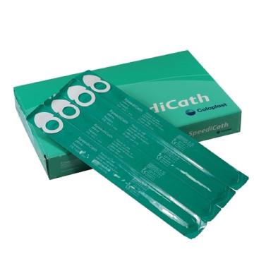 Speedicath Male Intermittent Catheter, Straight Tip by Coloplast - Singles - Singles, 8Fr, 14 inch L
