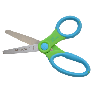 Westcott 5" Scissors with Anti-Microbial Protection, Blunt (14596) - 1