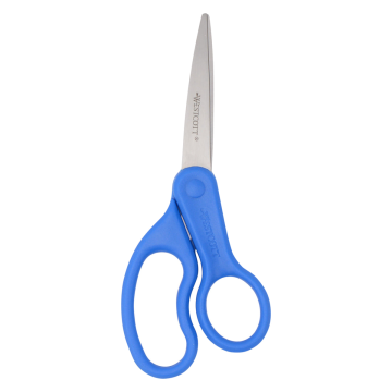 Westcott 7" All Purpose Preferred Stainless Steel Scissors, Blue (44217) - 1