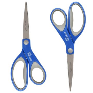 Westcott 8" Straight Anti-microbial Scissors, 2pk (17836) - 1