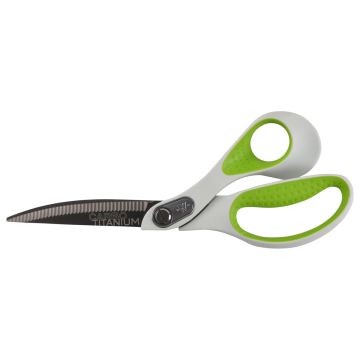 Westcott 9" CarboTitanium Scissors with Serrated Blade, Bent (16268) - 1