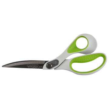 Westcott 9" CarboTitanium Scissors with Serrated Blade, Bent (16268) - 1