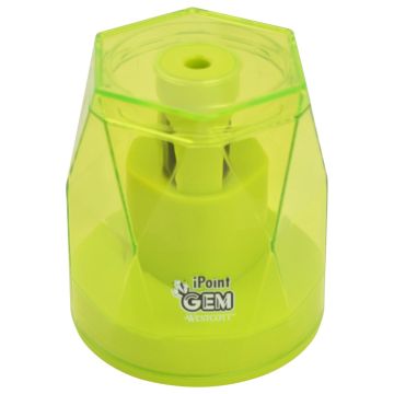 Westcott iPoint® GEM Crystal-Covered Battery Pencil Sharpener, Neon Green (00577-PARENT) - 1