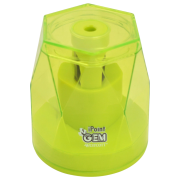 Westcott iPoint® GEM Crystal-Covered Battery Pencil Sharpener, Neon Green (00577-PARENT) - 1