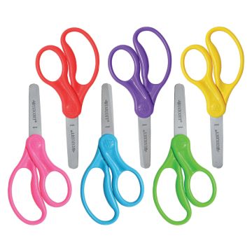 Westcott School Left and Right Handed Kids 5" Scissors, Blunt, 6 Pack (16454) - 1