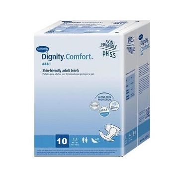 Dignity Comfort Breathable Adult Fitted Brief by Whitestone - Bag of 10 - Medium (32 inch - 44 inch)
