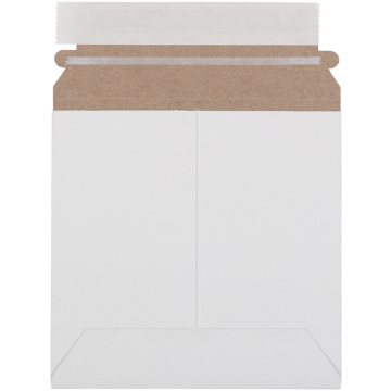 6 x 6 Photo Mailer Envelopes with Peel & Seal - White 130lb