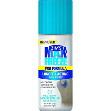 Zims Max Freeze Pro Formula Pain Relief Roll-on with Menthol