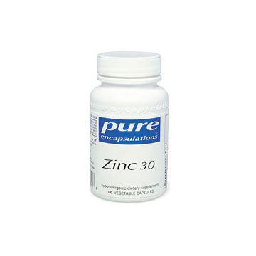 Zinc Capsules - 30 mg 60 Count