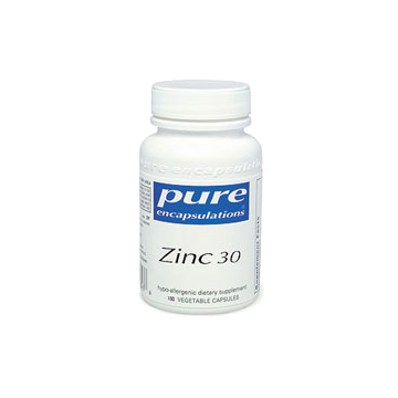 Zinc Capsules - 30 mg 60 Count