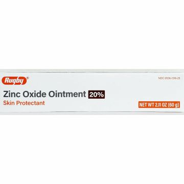 Zinc Oxide Ointment, 2.11 oz by Rugby (1, 2 or 3 Pack) - 3 Pack