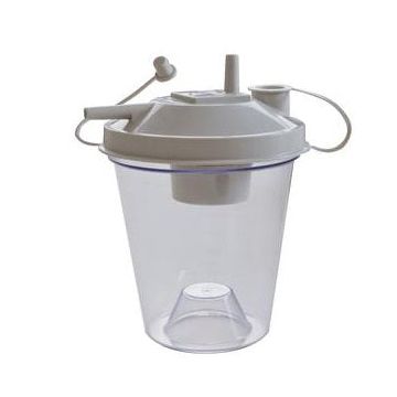 Suction Canister, 800cc with Floater Top by ReliaMed