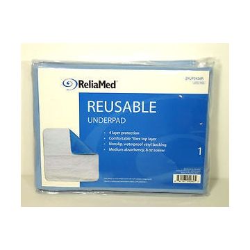 Reliamed Reusable Underpad Moderate absorbency - Singles - 23 inch x 36 inch