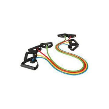 Body Sport Resistance Tube with handles - Blue, Light