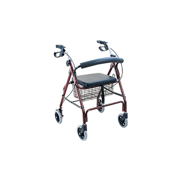 BodyMed Aluminum Rollator - Blue